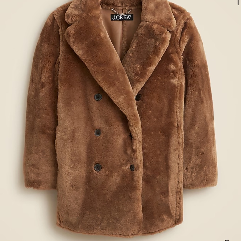 J. Crew Women's Tan Teddy Jacket BNWT! S